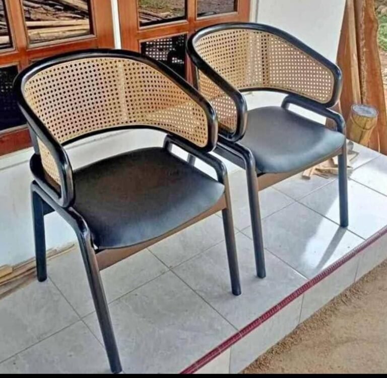 Cane furniture in Thanisandra double chair black